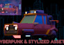 stylized 3d game assets sci fi game assets, stylized weapons sci fi game props